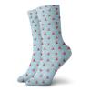 GULTMEE Fashion Compression Socks,Cartoon Helicopters Pattern Hand Drawn Aviation Themed Doodles In Sky,Performance Polyester Cushioned Athletic Crew Socks for Running,Athletic, -12 inch view 1