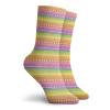 GULTMEE Funky Colorful Cushion Sport Socks,Tribal Motifs Pattern With Native American Tents Angled Lines On Ombre Background,Athletic Cushioned Running Performance Crew Socks For Men/Women, -12 inch view 2