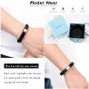 Imrsanl Cremation Jewelry Urn Bracelet for Ashes Memorial Braided Leather Urn Bracelet Wristband for Ashes of Loved Ones Keepsake Cuff Bangle Jewelry for Women Men (Black-22cm/8.66inch) view 3