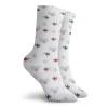 GULTMEE Fashion Compression Socks,Little Colorful Cartoon Planes In Sky With Greyish Clouds Transport Theme,Performance Polyester Cushioned Athletic Crew Socks for Running,Athletic, -12 inch view 2