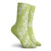 Fashion Compression Socks,Spring Chamomiles Leaf Flora Greenery Yard Budding Flower Grass Graphic Art,Performance Polyester Cushioned Athletic Crew Socks for Running,Athletic, -12 inch view 2