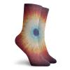 GULTMEE Funky Colorful Cushion Sport Socks,Galaxy With Stars And Black Hole Mysterious Celestial Magic Astral Universe View,Athletic Cushioned Running Performance Crew Socks For Men/Women, -12 inch view 2