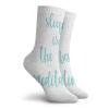 GULTMEE Funny Compression Socks Women and Men,Sleep Is The Best Meditation Calligraphy With A Soft Mandala Motif Background,Best for Circulation,Running,Athletic,Nurse,Travel, -12 inch view 2