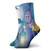 GULTMEE Funny Compression Socks Women and Men,Cute Little Bug Flying With Lantern On Full Moon Sky Night Childish Kids Cartoon,Best for Circulation,Running,Athletic,Nurse,Travel, -12 inch view 1