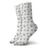 GULTMEE Funny Compression Socks Women and Men,Artsy Paintings Of Anemone Flowers With Leaves,Best for Circulation,Running,Athletic,Nurse,Travel, -12 inch view 1