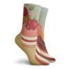 GULTMEE Funny Compression Socks Women and Men,Slice Of Orange Cherry And Strawberry Cake Toppers Patisserie Design Grunge Look,Best for Circulation,Running,Athletic,Nurse,Travel, -12 inch view 2