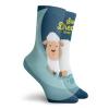 GULTMEE Funny Compression Socks Women and Men,Night Sky Illustration With Sheep Sleeping On The Moon Star Filled Background,Best for Circulation,Running,Athletic,Nurse,Travel, -12 inch view 2