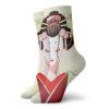 Funny Compression Socks Women and Men,Geisha Woman Portrait Traditional Asian Kimono Maiko Cultural Hairdo,Best for Circulation,Running,Athletic,Nurse,Travel, -12 inch view 1