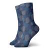 GULTMEE Fashion Compression Socks,Modern Digital Featured Polka Dots Extravagant Dotted Circles,Performance Polyester Cushioned Athletic Crew Socks for Running,Athletic, -12 inch view 1