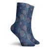 GULTMEE Fashion Compression Socks,Modern Digital Featured Polka Dots Extravagant Dotted Circles,Performance Polyester Cushioned Athletic Crew Socks for Running,Athletic, -12 inch view 2