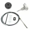 Futchoy 12' Boat Rotary Steering System, Marine Steering Cable 3/4" Tapered Shaft USA, Outboard Steering Kit Marine Safe-T W/12 Steering Cable for Boats Steering System view 2