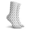 GULTMEE Funny Compression Socks Women and Men,Thunderbolts Zig Zag Pattern Electric Charge Simple Stylized Illustration,Best for Circulation,Running,Athletic,Nurse,Travel, -12 inch view 2