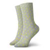 GULTMEE Fashion Compression Socks,Cute Cartoon Of Lovely Baby Chicken Petals Polka Dots,Performance Polyester Cushioned Athletic Crew Socks for Running,Athletic, -12 inch view 1