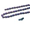 GORIX Bike Chain 7s/8s/9s/10s/11s Speed 116 Link Silver Bicycle Road MTB(Global Edition) (Oil Slick, 11 speed) view 1