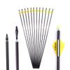 Spine 400 Arrow 27 Inch Arrow Target Practice Arrow Hunting Arrow Carbon Arrows Compound Bow Recurve Bow Adult Youth Archery Indoor Outdoor Shooting Field Tip 12pc view 2