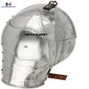 Nautical-Mart Medieval German Gothic Armor Pauldron Set Silver (16 Gauge) view 3