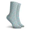 GULTMEE Funny Compression Socks Women and Men,Kawaii Clouds With Rainbow Arches On Pale Hearts Backdrop Love Happiness,Best for Circulation,Running,Athletic,Nurse,Travel, -12 inch view 2