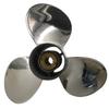 CAPTAIN Propeller 11 1/8x14 Fit Mercury Outboard Engine 25hp 30hp 35hp 40hp 45hp 48hp 50hp 55hp 60hp 70hp 75hp 13 Tooth Spline Steel Stainless view 1