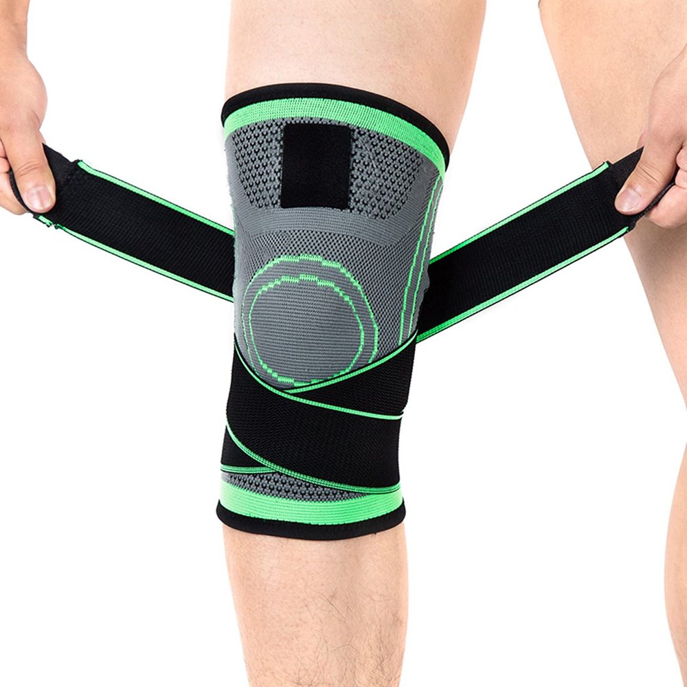 VALINK Knee Compression Sleeve - Knitting Knee Pad Sports Compressive Knee Protector Antislip Running Leg Sleeve for Summer Outdoor Climbing