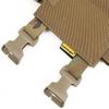EMERSONGEAR Tactical Triple Mag Pouch,Placard 5.56 Magazine Panel,Magazine Pouch with Hook Backing,Tactical Vest Chest Rig Bag Wolf Gray view 3