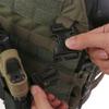 EMERSONGEAR Tactical Triple Mag Pouch,Placard 5.56 Magazine Panel,Magazine Pouch with Hook Backing,Tactical Vest Chest Rig Bag Wolf Gray view 4