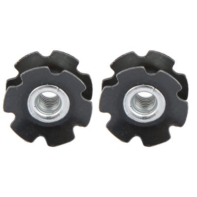 23.6mm Aluminum Alloy Headset Nut Front Fork Headset Star Nut Cycling Accessory for Mountain Road and Spare Parts