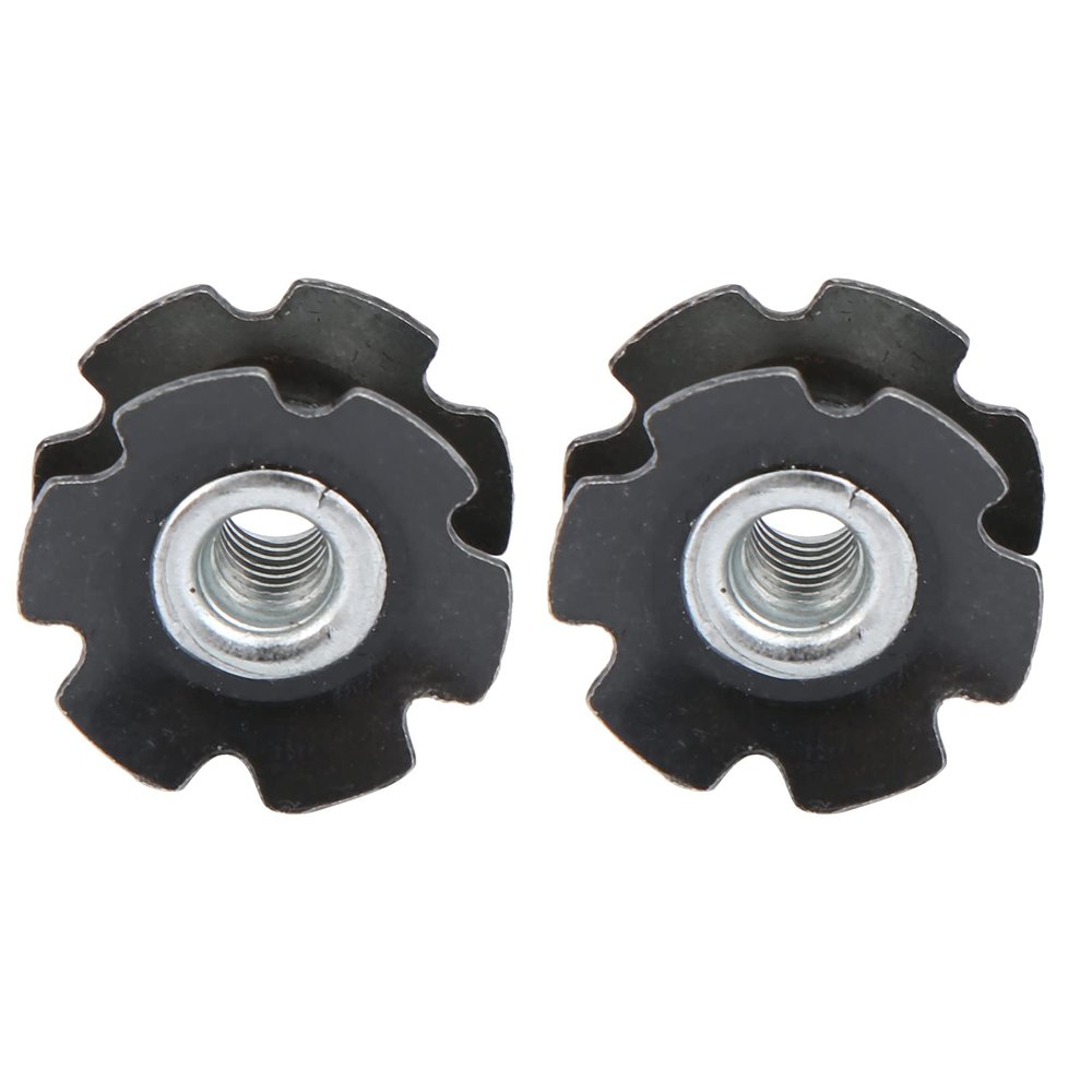 23.6mm Aluminum Alloy Headset Nut Front Fork Headset Star Nut Cycling Accessory for Mountain Road and Spare Parts