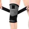 VALINK Knee Compression Sleeve - Knitting Knee Pad Sports Compressive Knee Protector Antislip Running Leg Sleeve for Summer Outdoor Climbing view 1