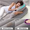 LANGWEI Camping Air Mattress, 9" Raised Inflatable Air Sofa Bed Portable Comfort Airbed with Removable Backrest and Pump for Home/Camping/Travel/Housewarming Gifts,King view 3