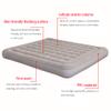 LANGWEI Camping Air Mattress, 9" Raised Inflatable Air Sofa Bed Portable Comfort Airbed with Removable Backrest and Pump for Home/Camping/Travel/Housewarming Gifts,King view 4