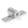 Akozon Oarlock Socket, 2Pcs 1/2in / 1.27cm 316 Stainless Steel Side Mounted Mirror Polish Finish Oarlock Rowlock Socket for 1/2" Shank Top Mount view 2