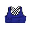 winying Kids Girls Wireless Yoga Sports Bras Child Fitness Cotton Crop Tops Vest Running Training Bra Royal Blue 4 16 view 3