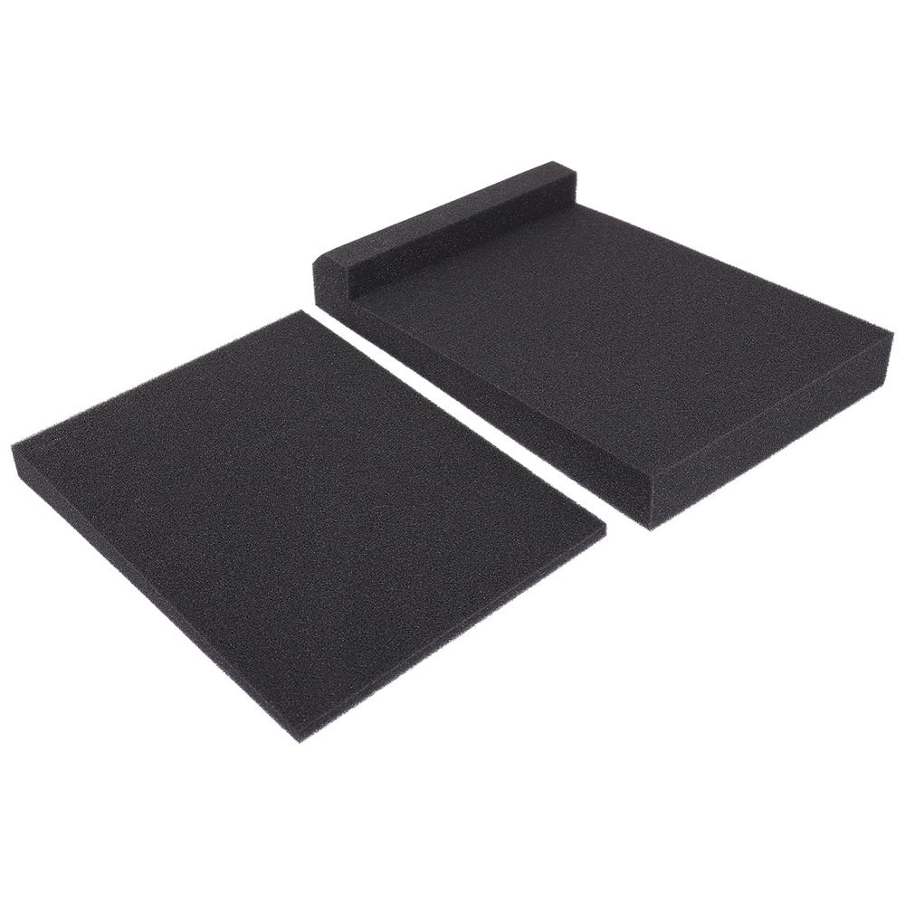 FAVOMOTO 1set Acoustic Isolation Pads High Density Speaker Isolation Cushion for Studio Monitors Angles Reduces Noise Sound
