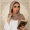 ANKOMINA Women Soft Chiffon Rhinestone Long Scarf Shawl Fashion Muslim Hijab Head Wrap Scarves view 3