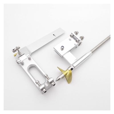 Prop Steering Rudder 4.76mm 3/16" Boat Drive Shaft + Shaft Strut + Water Pick Up Rudder+ 40mm Propeller for RC Boat Speed Racing Hydroplane to Ensure That The Shaft Works smoothly and stably