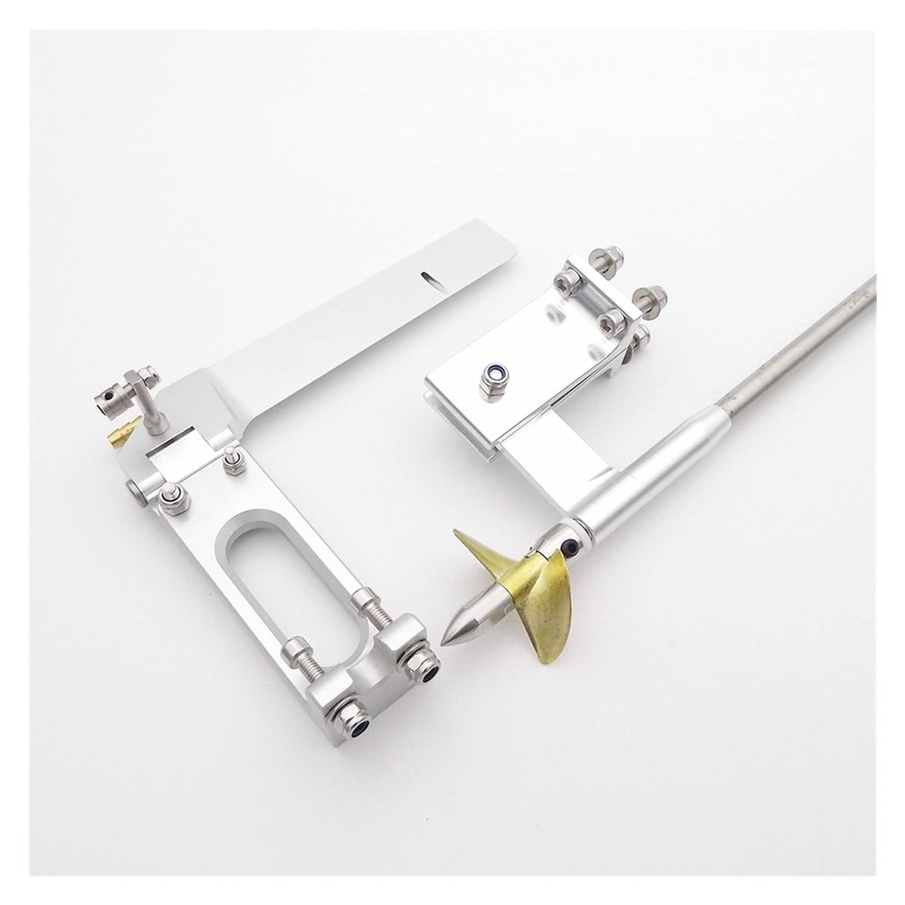 Prop Steering Rudder 4.76mm 3/16" Boat Drive Shaft + Shaft Strut + Water Pick Up Rudder+ 40mm Propeller for RC Boat Speed Racing Hydroplane to Ensure That The Shaft Works smoothly and stably
