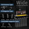 Adoreal Solid ABS Standard A15 Magazines Rack Wall Mount with Storage Shelf, Mag Holder Wall Mount, Wall Magazines Display Fit Gen 1 P- MAG view 2
