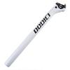 clhjinruoliu Full Carbon Fiber Bicycle Seatpost 350/400Mm Adjustable Offset Seatpost Mountain Bike Seat Post for MTB Road Bike BMX,White,27.2x400MM view 1