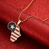 Africa Map Pendant Necklaces African of Maps Jewelry Charms Gold Color Africa Map Neckalce (Liberia Gold) view 3