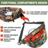 Rough Enough Tactical Fanny Pack for Men Lightweight Waterproof Waist Bag Crossbody for Dog Walking Hiking Hunting (Camo) view 3