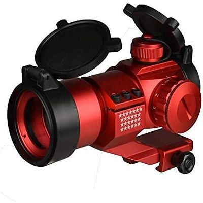 Tactical Scope Reflex Stinger 4 MOA Red - Green Dot Sight with Picatinny Mount (Red)