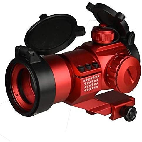 Tactical Scope Reflex Stinger 4 MOA Red - Green Dot Sight with Picatinny Mount (Red)