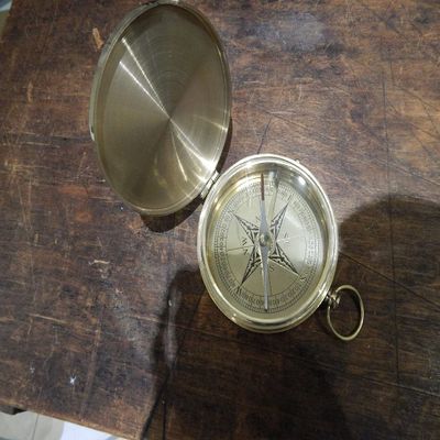 Vintage Nautical Engraved Pocket Compass Best for Gift Item Replica