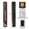 HOROW Baseball Bat Display Case Wooden Frame with Acrylic Transparent Door Holder Rack Cabinet Wall Mounted Shadow Box Vertical or Horizontal, w/98% UV Protection-Lock view 3