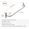 Pull Up Bar Hua Stainless Steel Fitness Horizontal Bar, Wall-Mounted Home Indoor and Outdoor Pull-up Bar, Strength Training Supplies for Men and Women, Aerobic Exercise (Size : 70cm) view 3