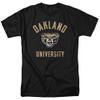 Oakland University Official Golden Grizzlies Logo Unisex Adult T-Shirt, Black, 4X-Large view 1