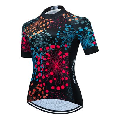 Women's Cycling Jersey Short Sleeve Tops Quick-Dry Bicycle Clothes Breathable Running Top Bike Shirt