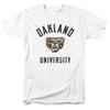 Oakland University Official Golden Grizzlies Logo Unisex Adult T-Shirt, White, 4X-Large view 1