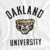 Oakland University Official Golden Grizzlies Logo Unisex Adult T-Shirt, White, 4X-Large view 2