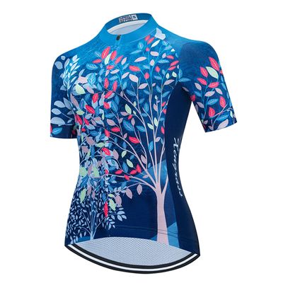 Women's Cycling Jersey Short Sleeve Tops Quick-Dry Bicycle Clothes Breathable Running Top Bike Shirt